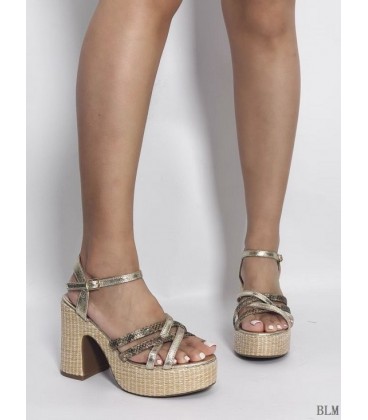 SANDALIA DE TACON B5030 BLM