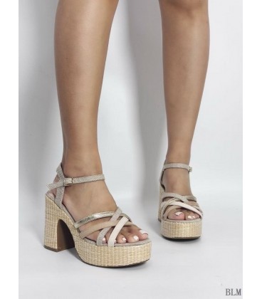 SANDALIA DE TACON B5030 BLM