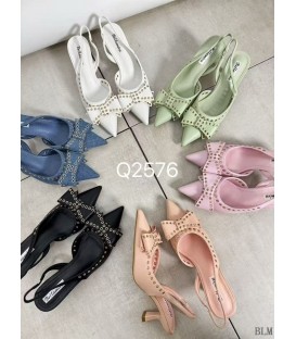 ZAPATO DE TACON Q2576 BLM