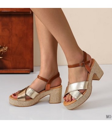 SANDALIA DE TACON SV5055 MO