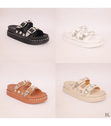 SANDALIA PLANA ZL01 BL