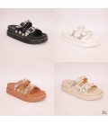 SANDALIA PLANA ZL01 BL