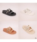 SANDALIA PLANA ZL02 BL