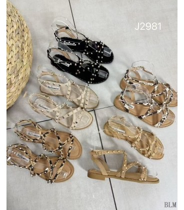 SANDALIA PLANA J2981 BLM