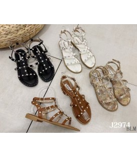 SANDALIA PLANA J2974 BLM
