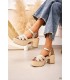 SANDALIA DE TACON 9894 BW
