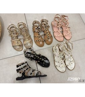 SANDALIA PLANA J2980 BLM