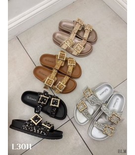 SANDALIA PLANA L3011 BLM
