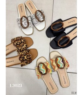 SANDALIA PLANA L3023 BLM