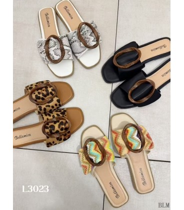 SANDALIA PLANA L3023 BLM