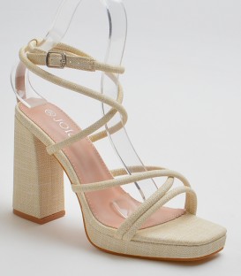 SANDALIA DE TACON H8-837 WS
