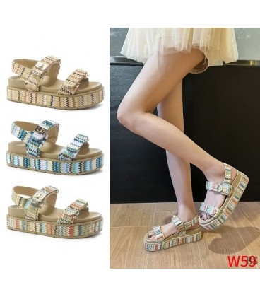 SANDALIA PLANA W59 BS