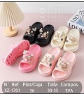 CHANCLAS DE PISINA DE NIÑA XZ-1701