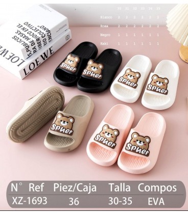 CHANCLAS DE PISINA DE NIÑO XZ-1693