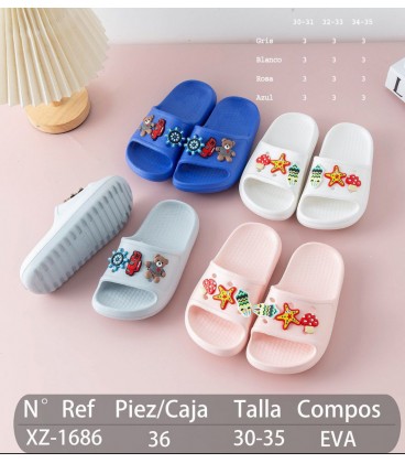 CHANCLAS DE PISINA DE NIÑOS  XZ-1686