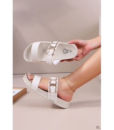 SANDALIA PLANA CR001-35 BL