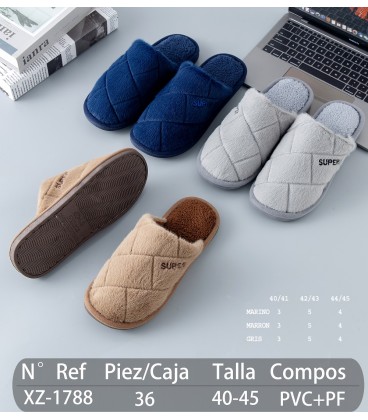 ZAPATILLAS DE CASA DE HOMBRE XZ-1788
