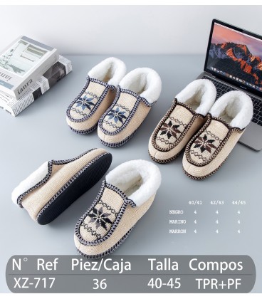 ZAPATILLAS DE CASA DE HOMBRE XZ-717