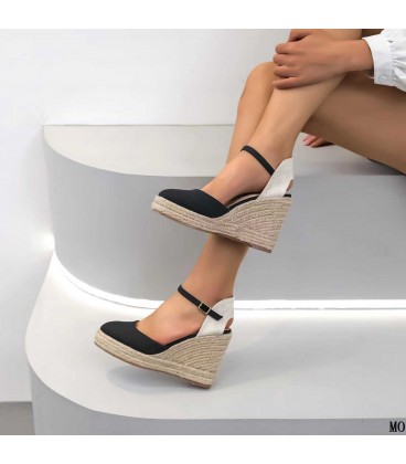 SANDALIA  CUÑA ESPARTO SH4400