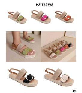 SANDALIA PLANA H8-722 WS.