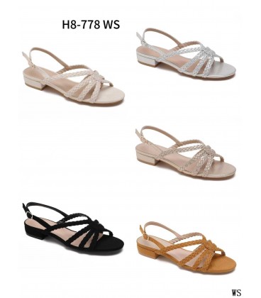 SANDALIA PLANA H8-778 WS