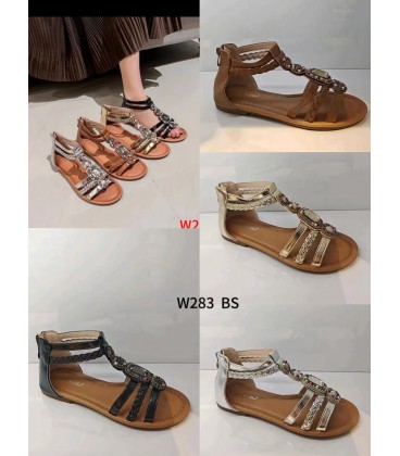 SANDALIA PLANA W283 BS