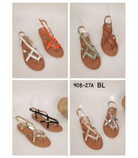 SANDALIA PLANA 90B-27A BL