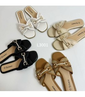 SANDALIA PLANA L3001 BLM