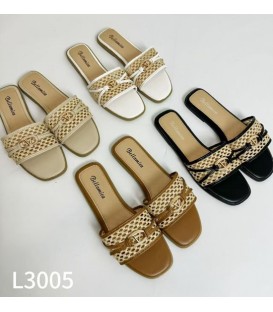 SANDALIA PLANA L3005 BLM