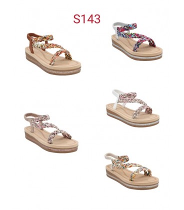 SANDALIA PLANA S143 BS