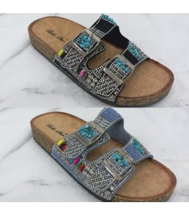 SANDALIA PLANA W238 BS