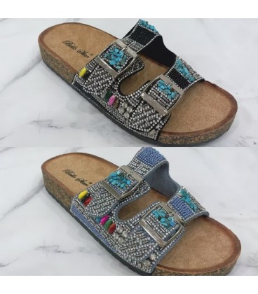 SANDALIA PLANA W238 BS