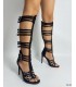 SANDALIA DE TACON K7028 BLM