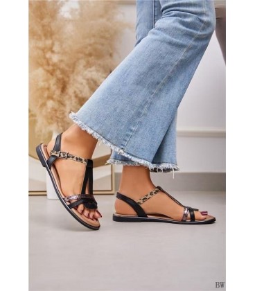 SANDALIA PLANA 8734 BW