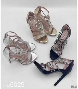 SANDALIA DE TACON B5025 BLM