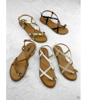 SANDALIA PLANA V538B VC