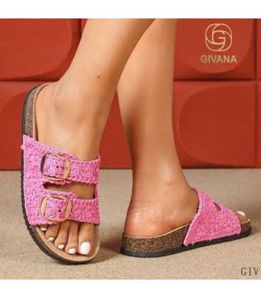 SANDALIA PLANA CD375 GIV