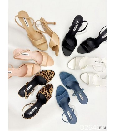 SANDALIA DE TACON Q2542 BLM