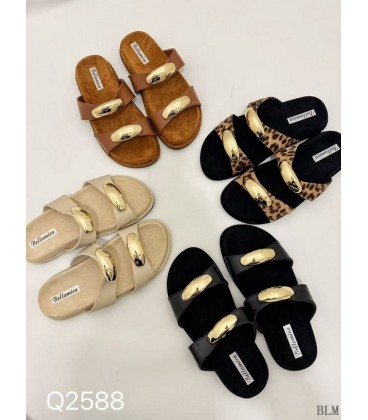 SANDALIA PLANA Q2588 BLM