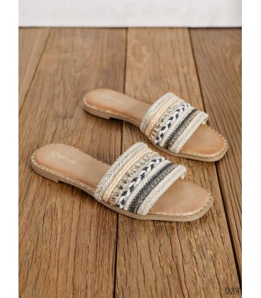 SANDALIA PLANA YQ77-008 DZW