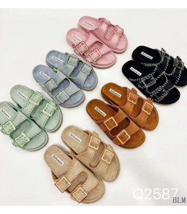 SANDALIA PLANA Q2587 BLM