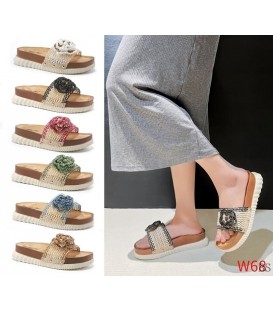 SANDALIA PLANA W68 BS