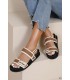 SANDALIA PLANA SS-282 WS