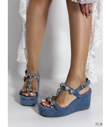 SANDALIA DE TACON J2945 BLM